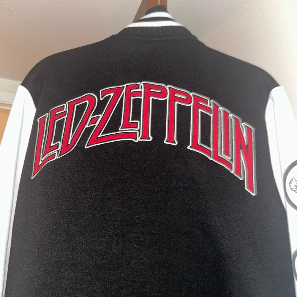 Led Zeppelin Embroidered Varsity Jacket - Picture 6 of 7